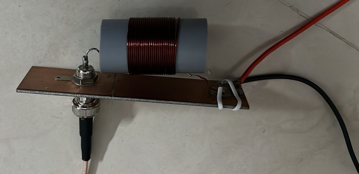 Figure 2: A picture of the LC circuit