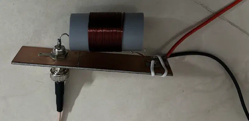 Figure 2: A picture of the LC circuit