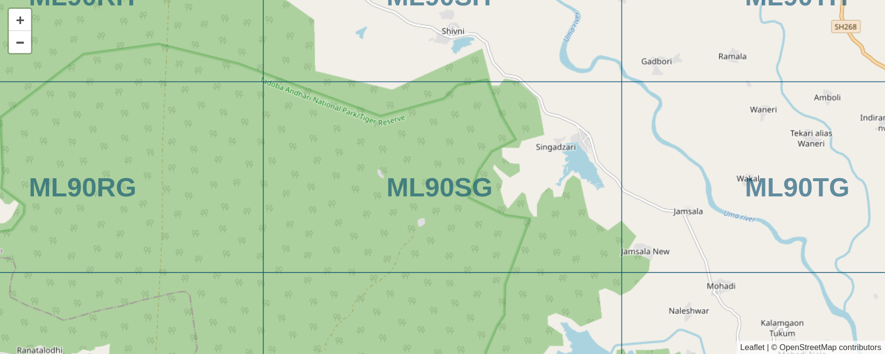 Figure 4: Location of campsite, ML90SG (Map courtesy: https://qsl.design)