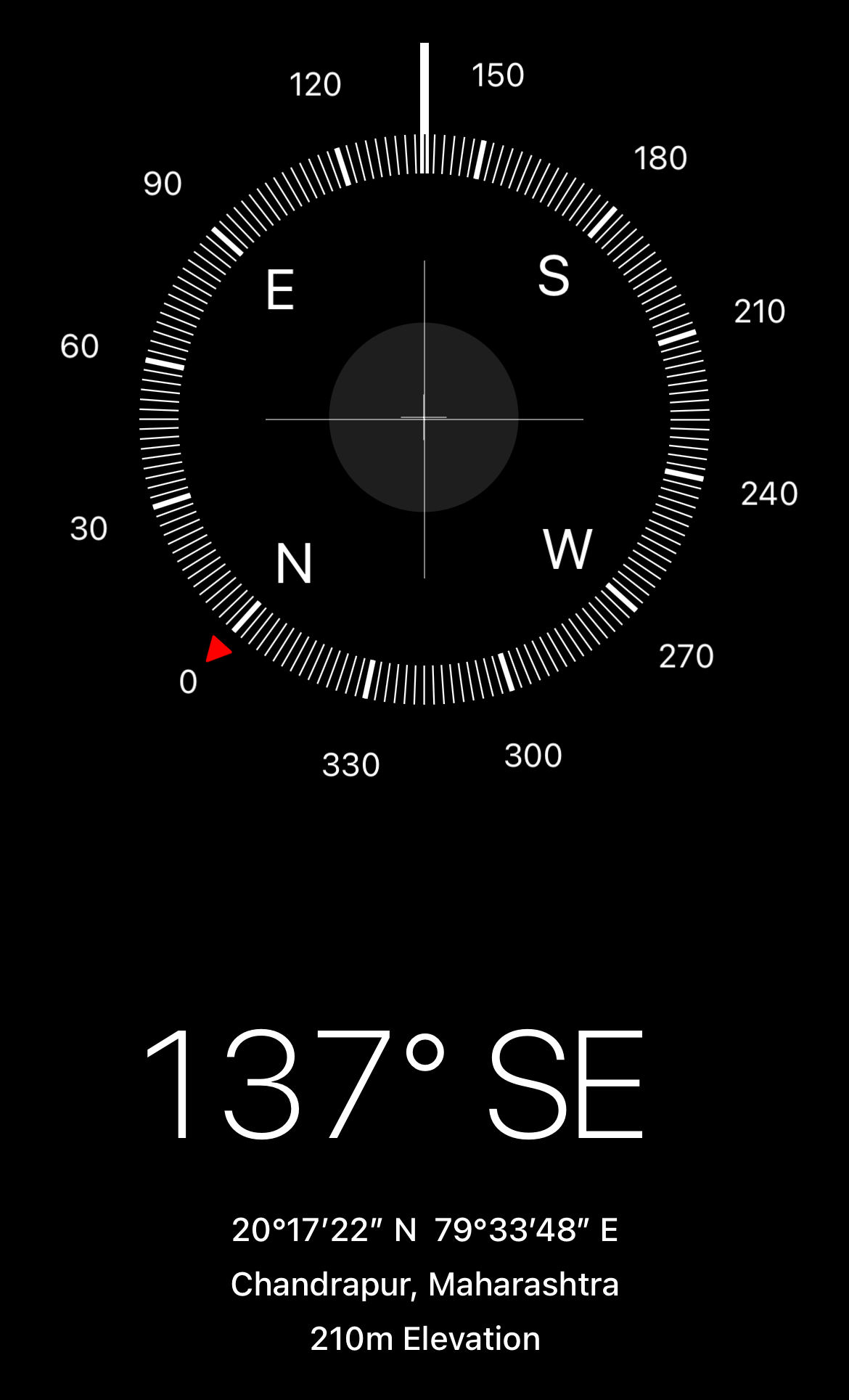 Figure 5: Antenna deployed at 137 degrees SE