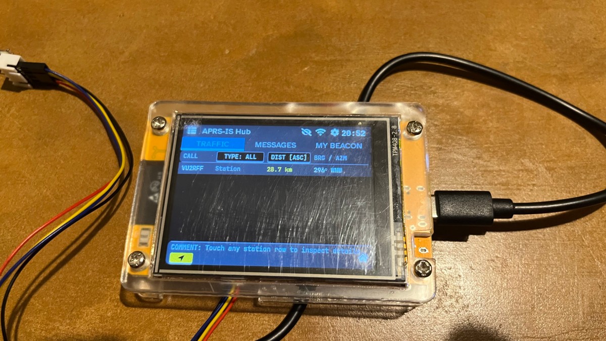 APRS nodes within a 50km radius