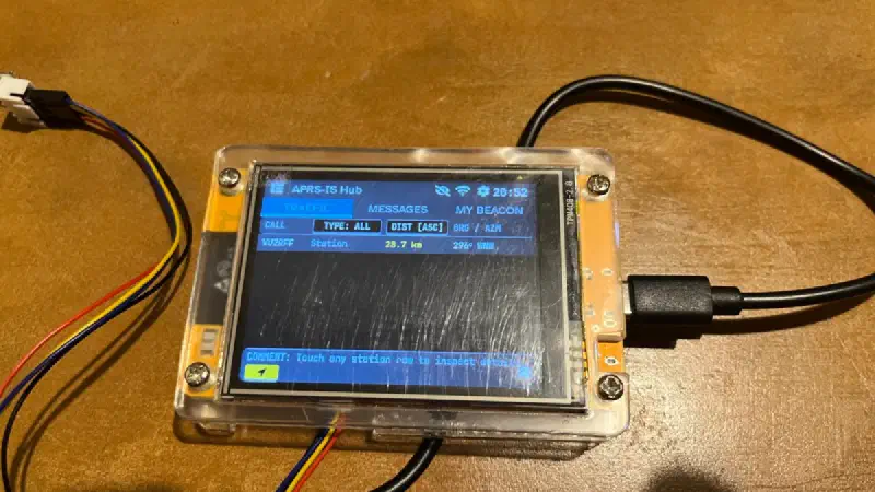 APRS nodes within a 50km radius